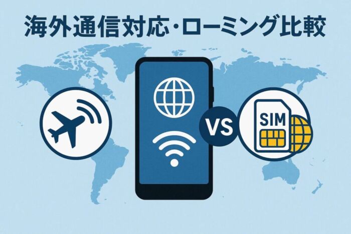 海外通信対応・ローミング比較