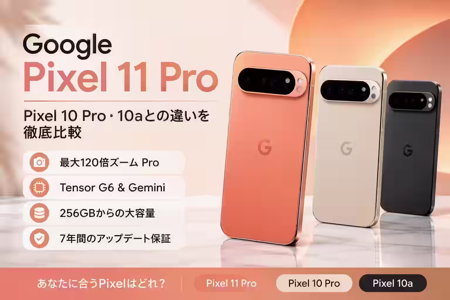 pixel 11 pro 比較